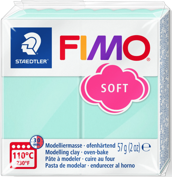 Staedtler Fimo Soft askartelumassa, minttu