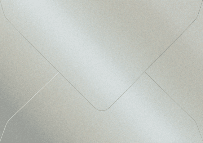 Metallic C6 kirjekuori hopea, 10 kpl/pss