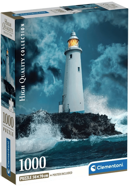 Lighthouse in the storm palapeli, 1000 palaa