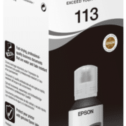 Epson 113 musta mustepullo, ecotank