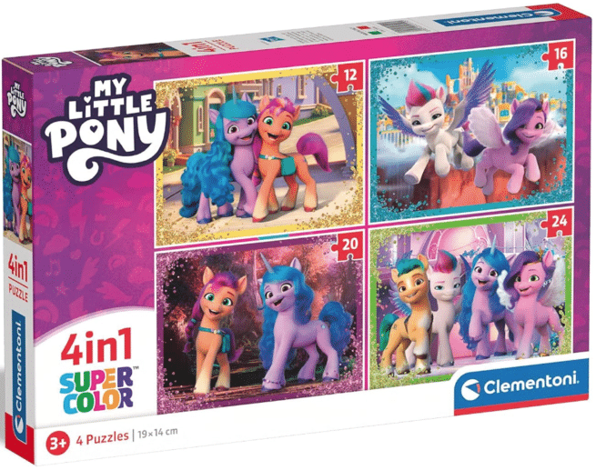 My Little Pony 4 in 1 palapeli