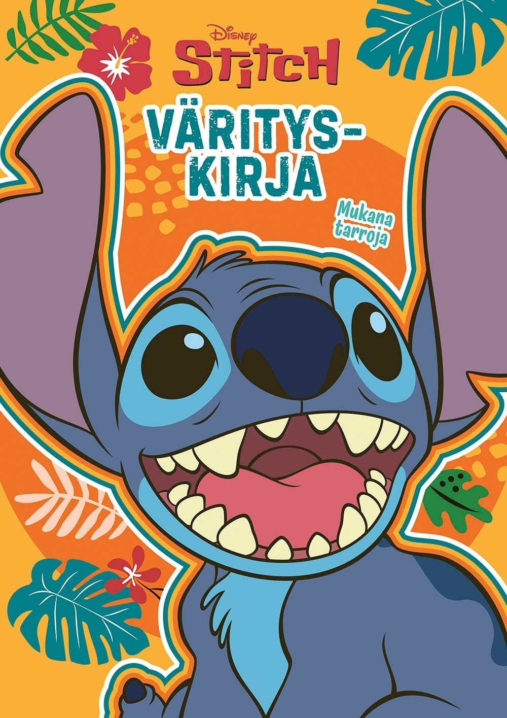 Disney Stitch värityskirja (sis. tarroja)
