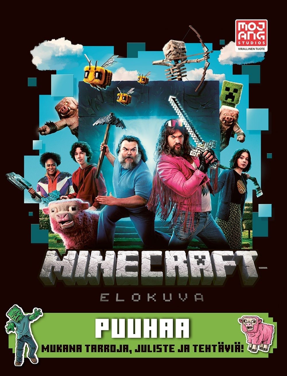 Minecraft-elokuva Puuhaa (sis. tarroja)