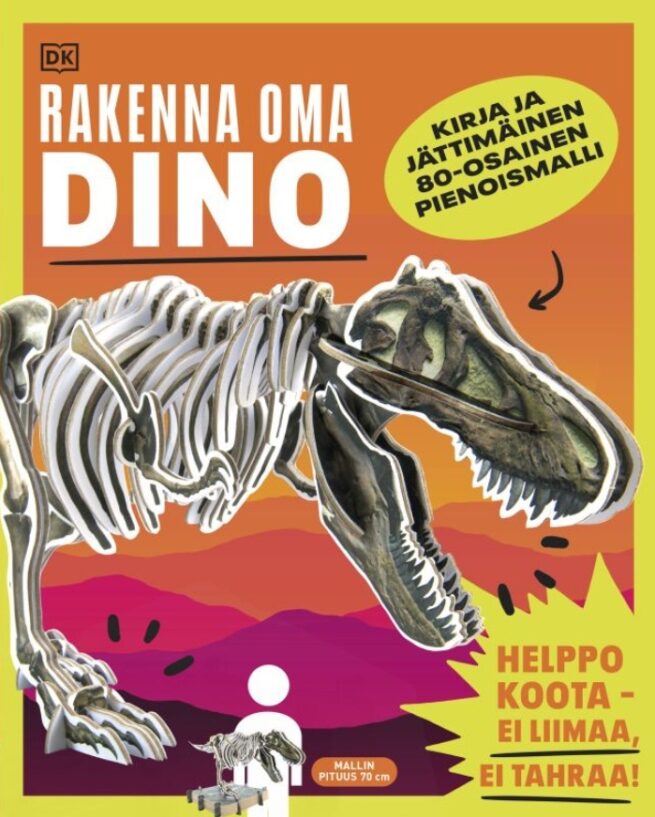 Rakenna oma Dino T-Rex (sis. kirjan + 80-osaisen pienoismallin)