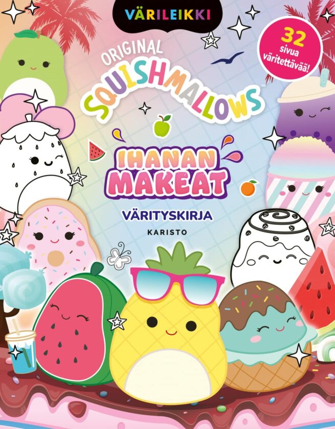 Squishmallows —  Ihanan makeat -värityskirja