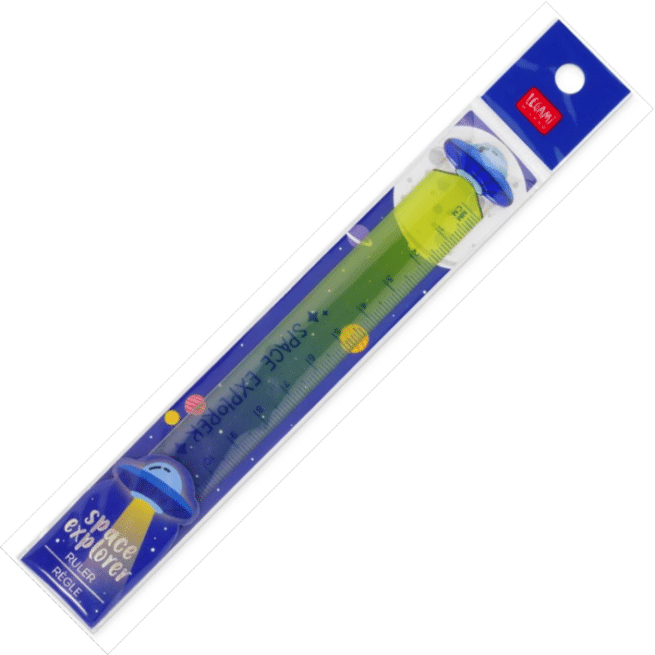 Legami Space explorer viivain, 15 cm