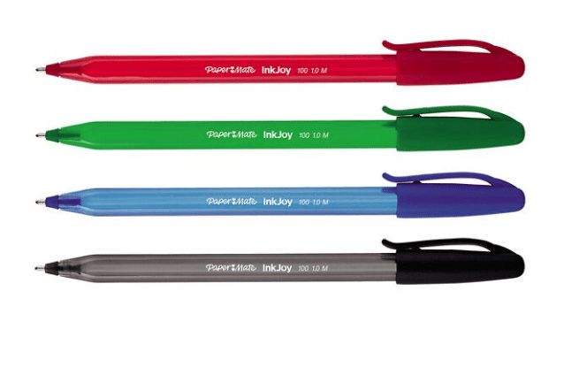 Papermate InkJoy 100 kuulakynävärilajitelma, 4 väriä - Image 3