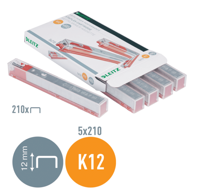 Leitz power niittikasetti K12, punainen - Image 3
