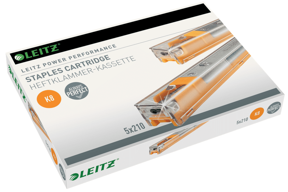 Leitz power niittikasetti K8, keltainen