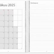 Opettajan tuntimuistio 2025-2026 lukuvuosikalenteri - Image 4