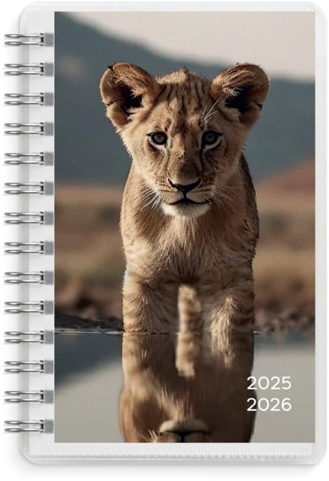 Compact Pets 2025-2026 lukuvuosikalenteri, 18 kuukautta - Image 4