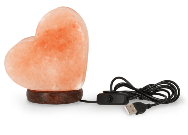 Legami Himalyan Salt lamppu, Sydän - Image 4