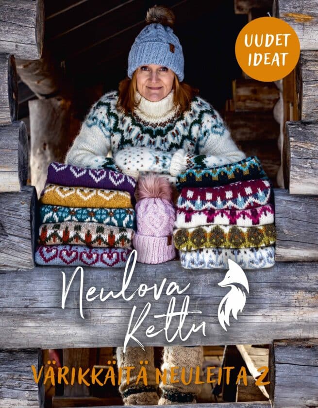 Neulova kettu - Värikkäitä neuleita - Uudet ideat