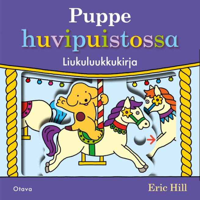 Puppe huvipuistossa (liukuluukkukirja)