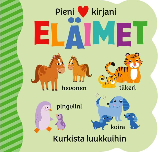 Pieni kirjani Eläimet (kurkistuskirja) : Kurkista luukkuihin