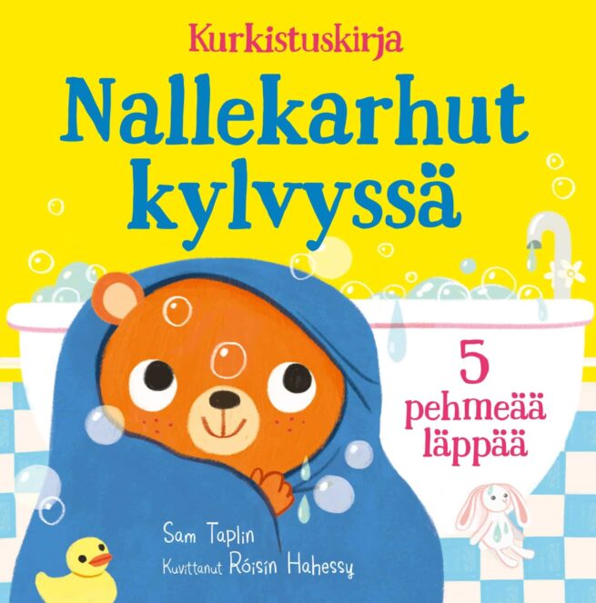 Nallekarhut kylvyssä (huopaläppäkirja)
