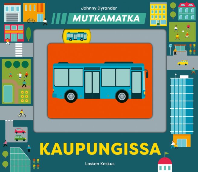 Mutkamatka Kaupungissa (liikuteltavat pahvikiekot)