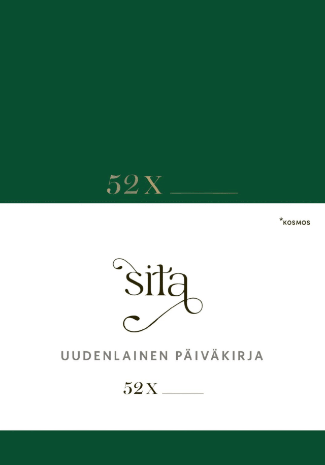 52x Uudenlainen päiväkirja