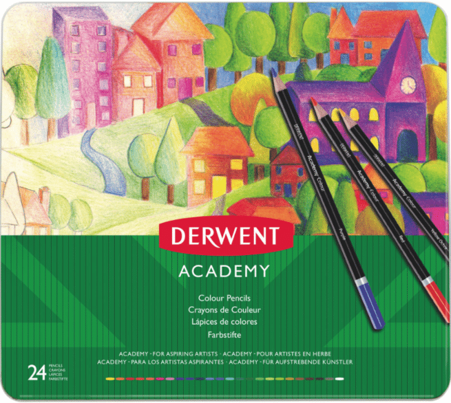 Derwent Academy värikynä, 24 väriä