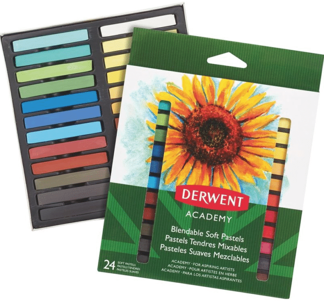 Derwent Academy kuivapastelliliitu, 24 väriä - Image 2