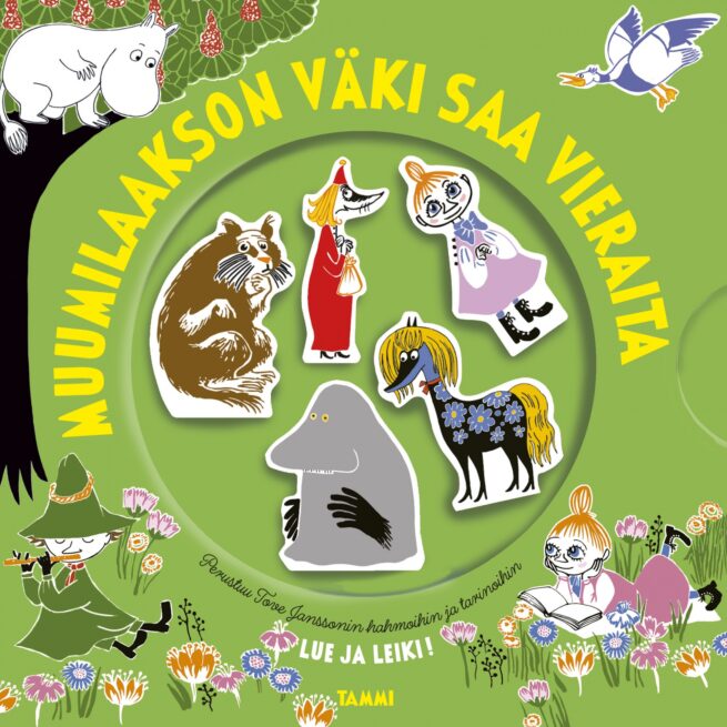 Muumilaakson väki saa vieraita : Lue ja leiki