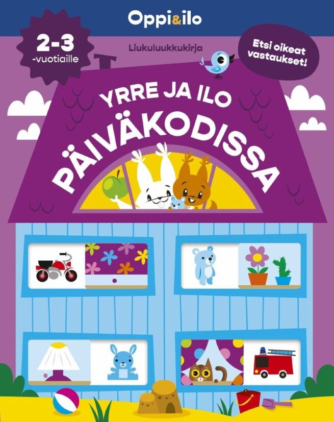 Yrre ja Ilo päiväkodissa -liukuluukku