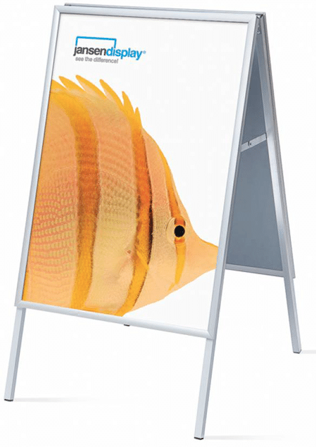 Jansen A-mainosteline, 70 x 100 cm