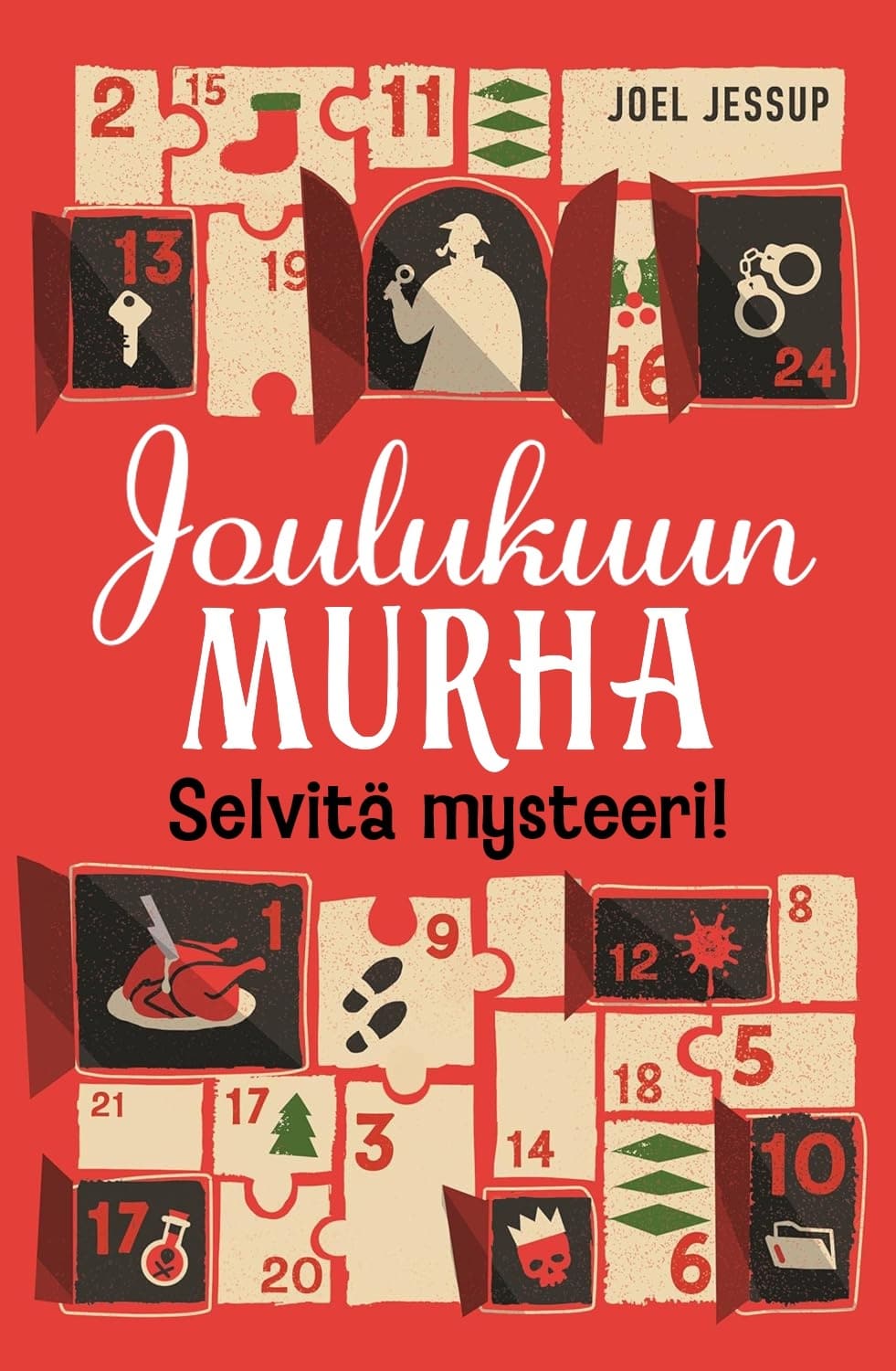 Joulukuun murha — Selvitä mysteeri! (puuha- ja värityskirja)