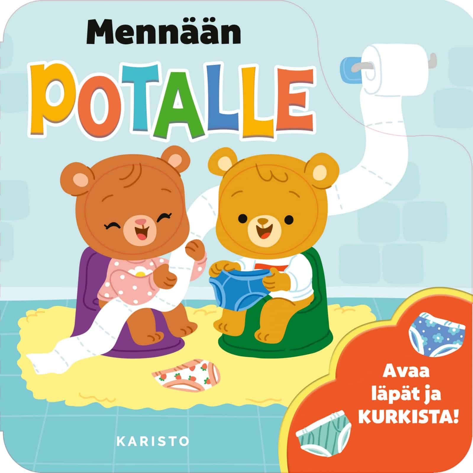Mennään potalle — Avaa läpät ja kurkista!