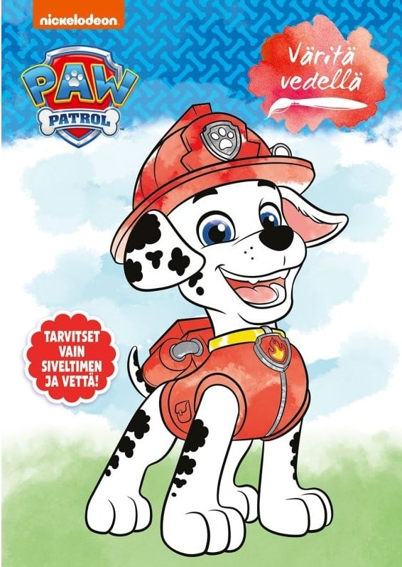 Paw Patrol Väritä vedellä