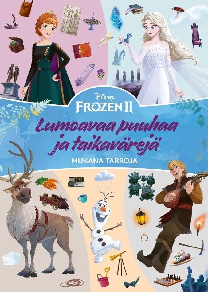 Disney Frozen Lumoavaa puuhaa ja taikavärejä (sis. tarroja)