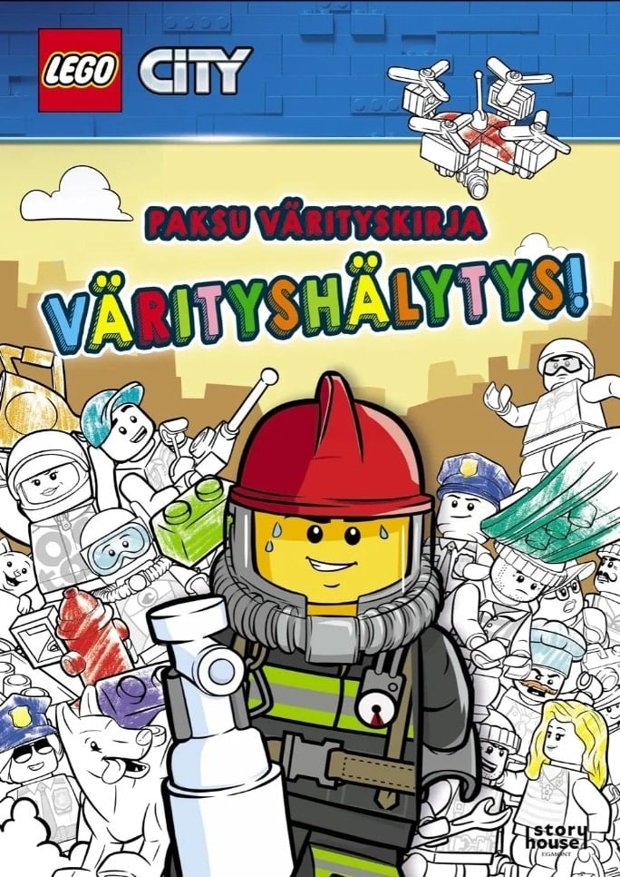 LEGO City Värityshälytys! Paksu värityskirja