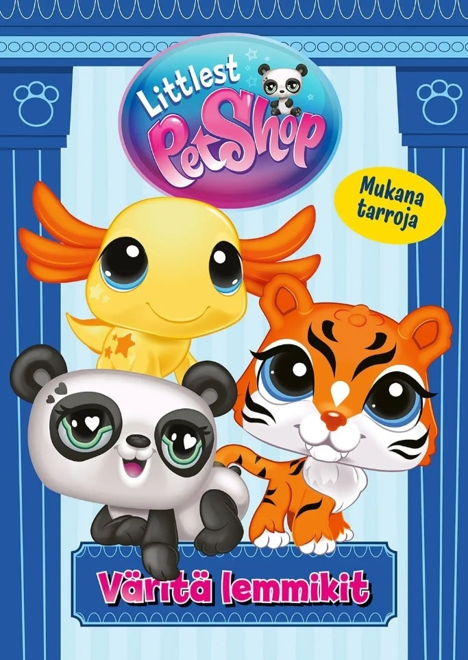Littlest Pet Shop Väritä lemmikit (sis. tarroja)