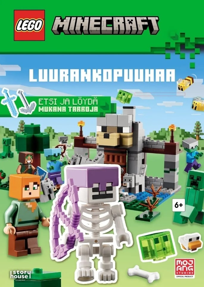 LEGO Minecraft Luurankopuuhaa + lelu (sis. tarroja)