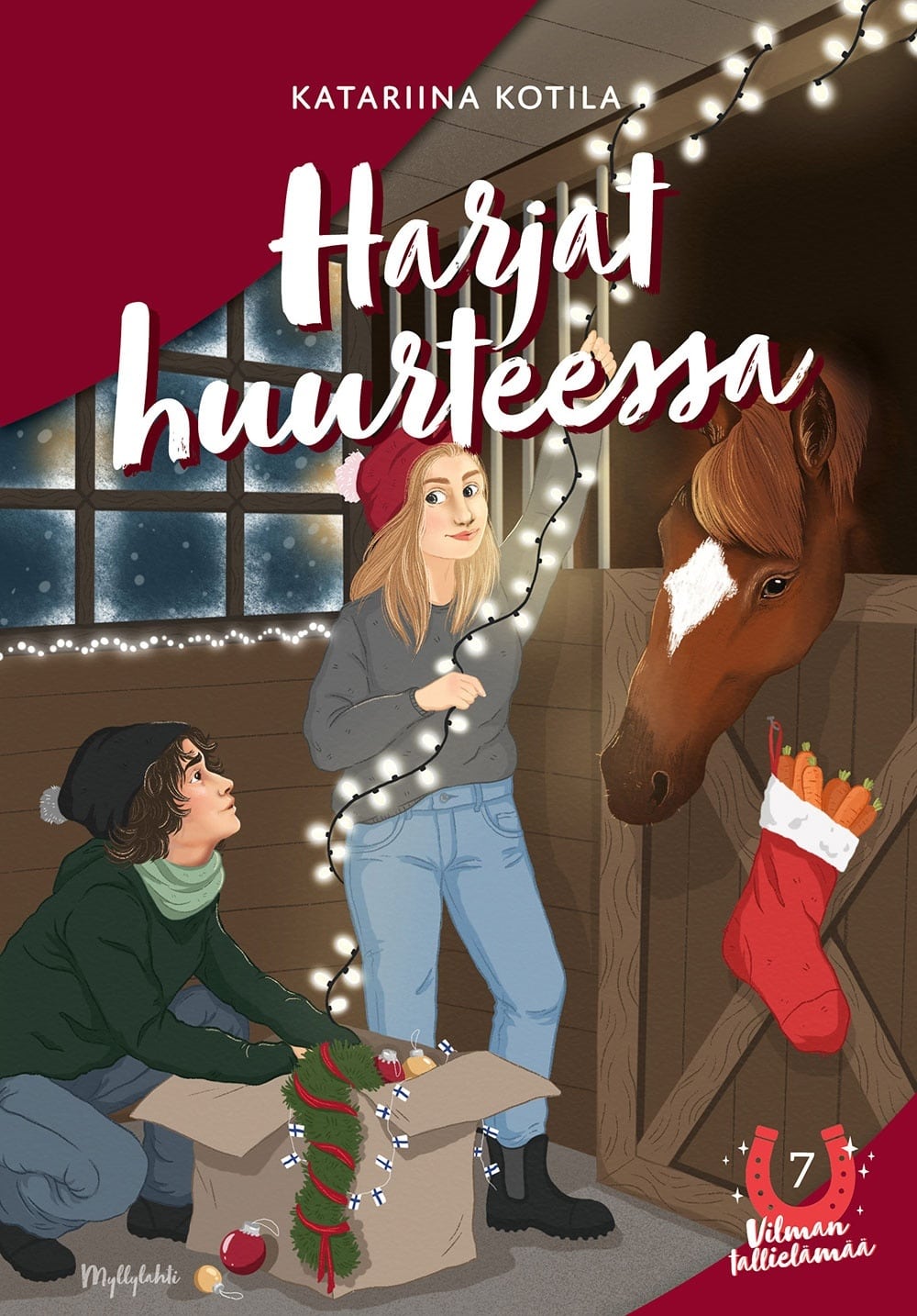 Harjat huurteessa