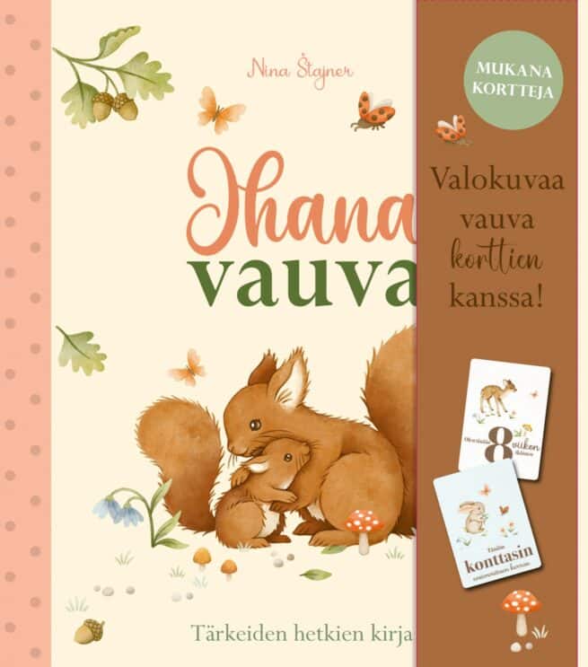 Ihana vauva — Tärkeiden hetkien kirja (täytettävä kirja)