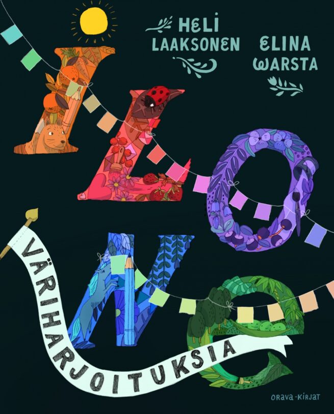 Ilone Väriharjoituksia -puuhakirja (täytettävä kirja)