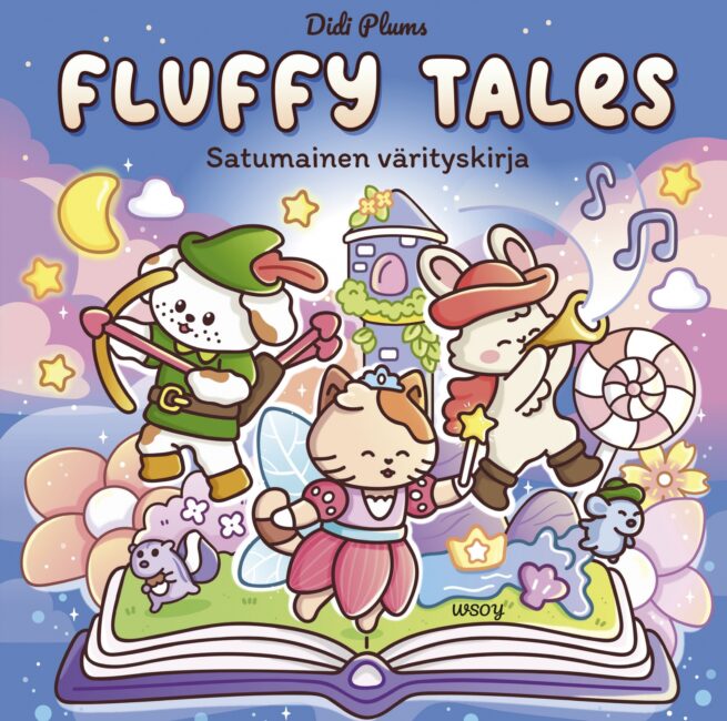 Fluffy Tales : Satumainen värityskirja
