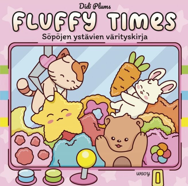 Fluffy Times : Söpöjen ystävien värityskirja