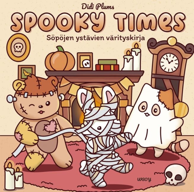 Spooky Times : Söpöjen ystävien värityskirja