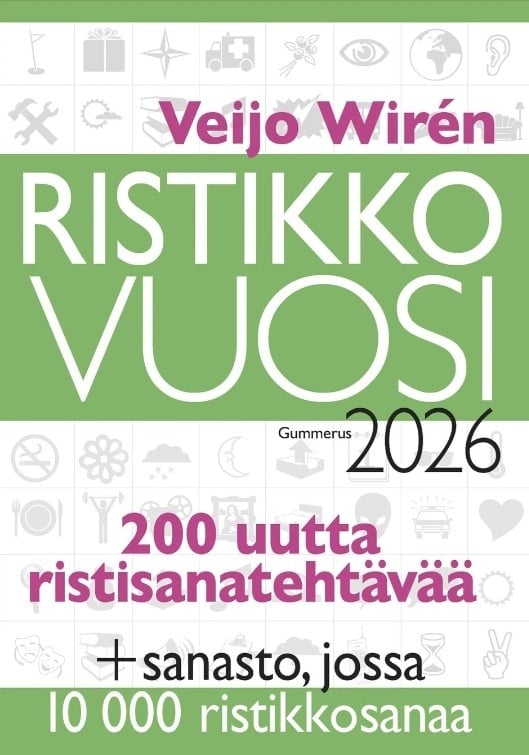 Ristikkovuosi 2026 (täytettävä kirja)