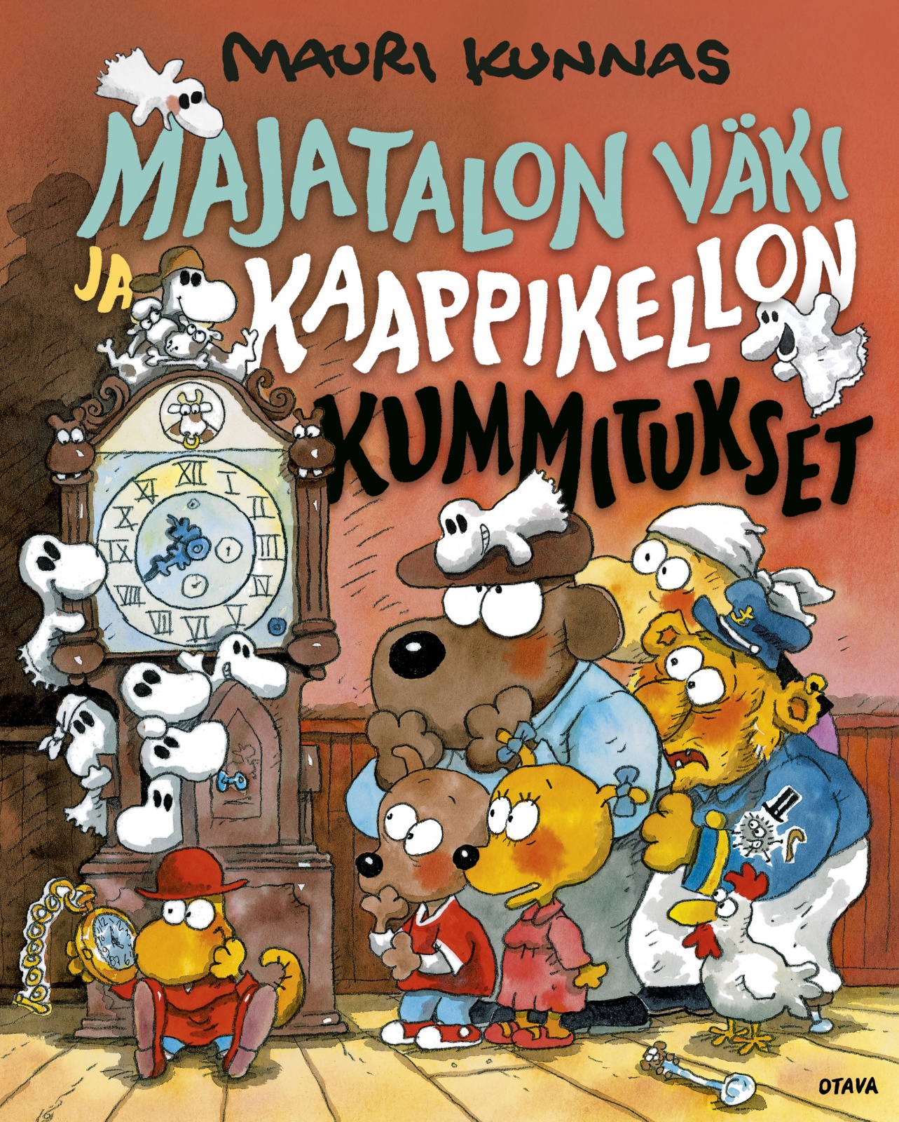 Majatalon väki ja kaappikellon kummitukset