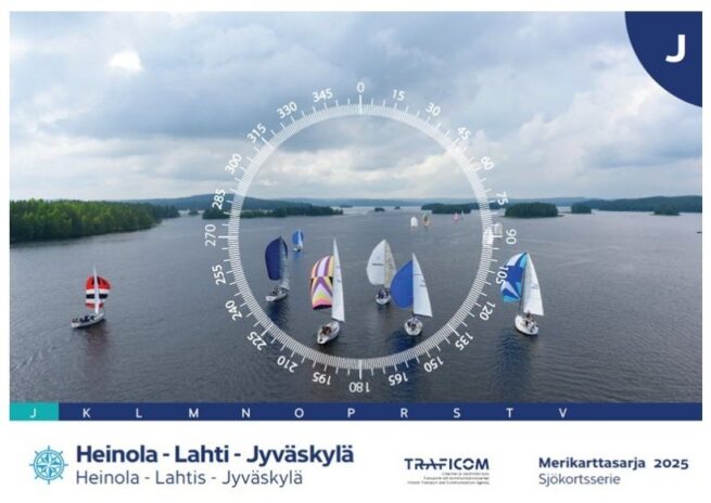 Merikarttasarja J, Heinola-Lahti-Jyväskylä : 1:40 000, 1:20 000