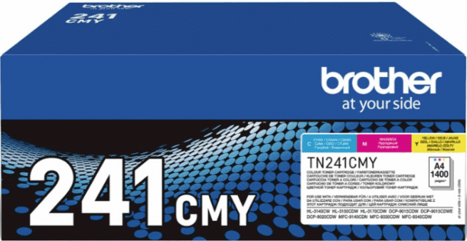 Brother TN-241 Valuepack, cyan, magenta & keltainen