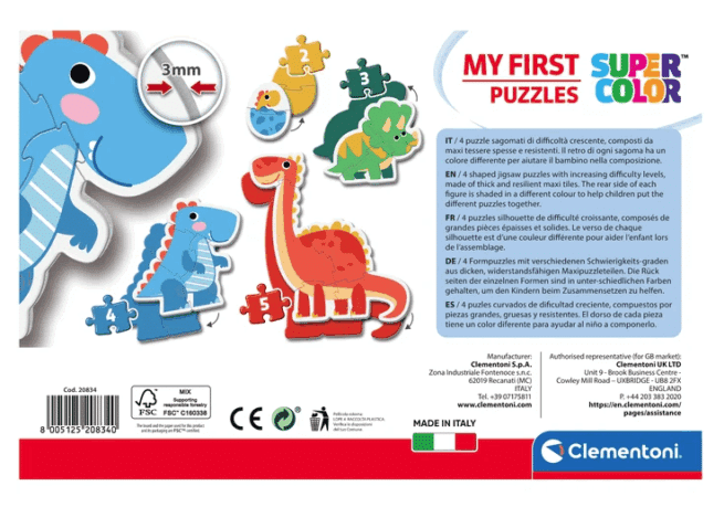 Clementoni My first palapeli, Dinosaurus - Image 2