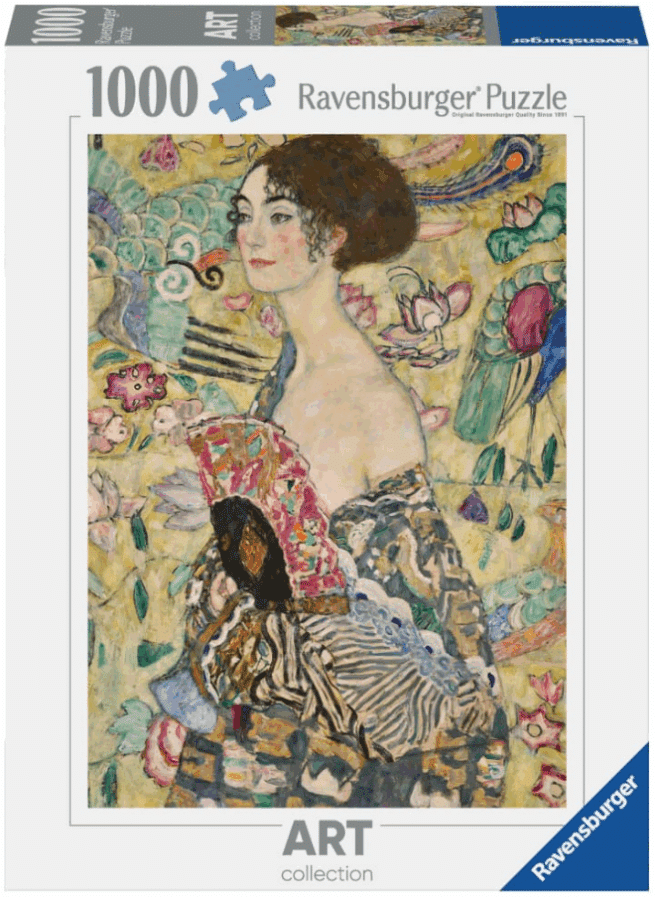 Gustav Klimt, Lady with a Fan palapeli, 1000 palaa