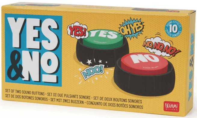 Legami Yes & No - set of two sound buttons