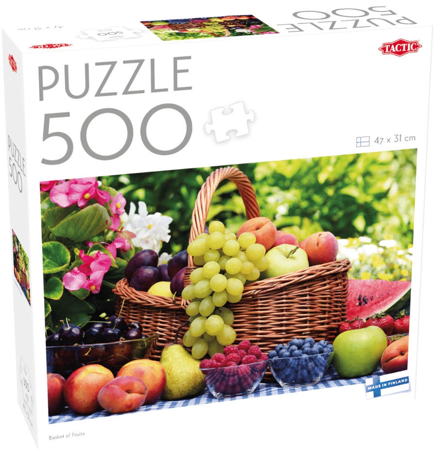 Hedelmäkori palapeli, 500 palaa