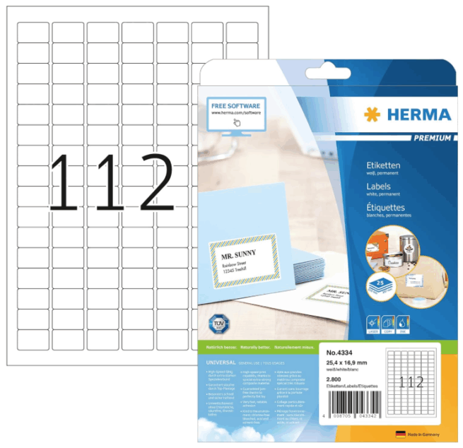 Herma 4334 premium tulostustarra A4 - Image 2