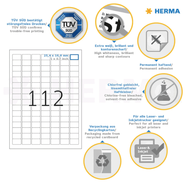 Herma 4334 premium tulostustarra A4 - Image 5